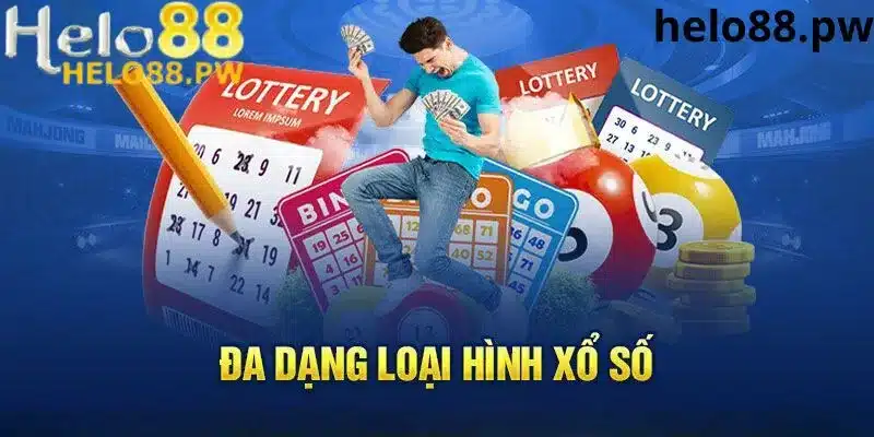 Đa dạng loại hình xổ số lô đề tại Helo88